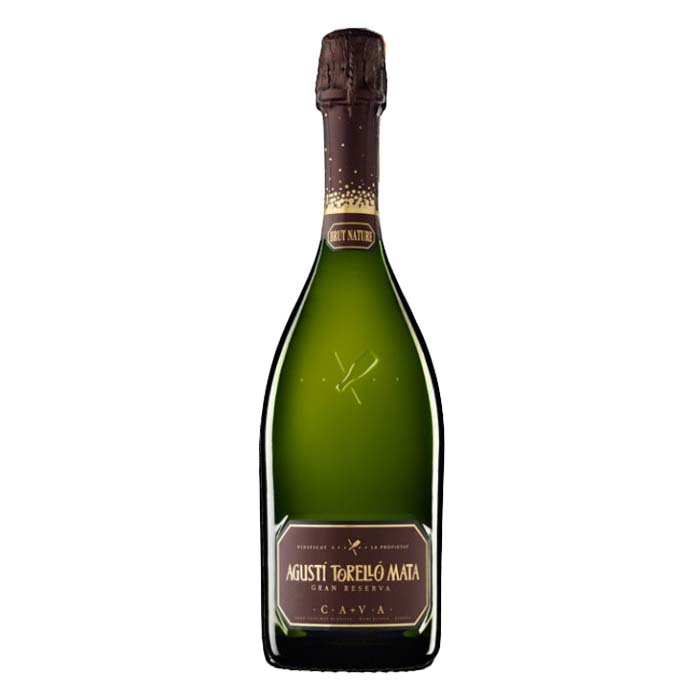 A cava wine bottle called Agustí Torelló Mata Brut Nature Gran Reserva