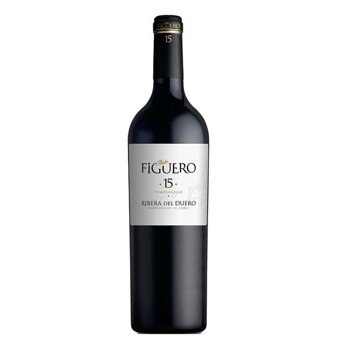 A red wine bottle called Figuero 15 Reserva available on the Elvino website