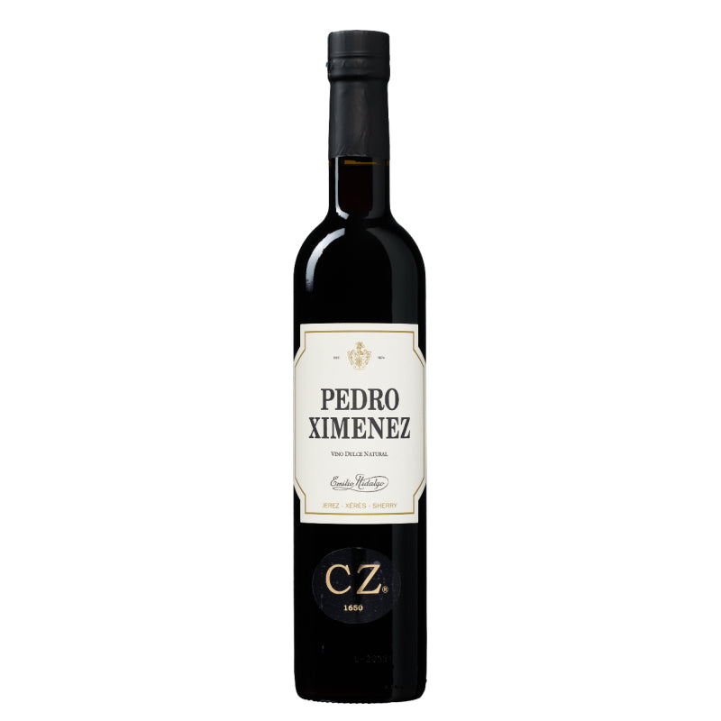 An alcoholic drink called Hidalgo Pedro Ximenez