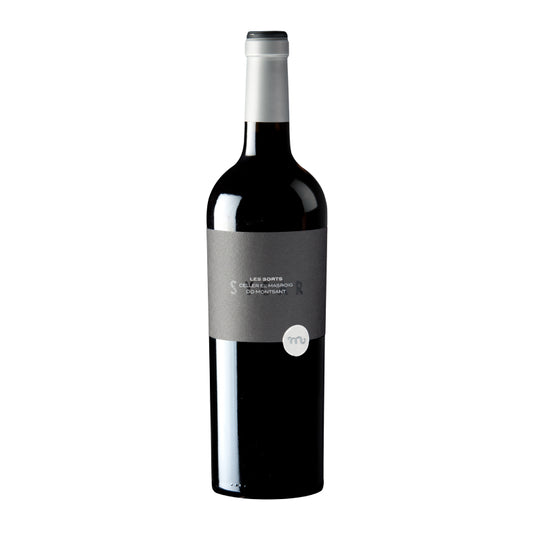 A picture of a red wine bottle called Les Sorts Sycar