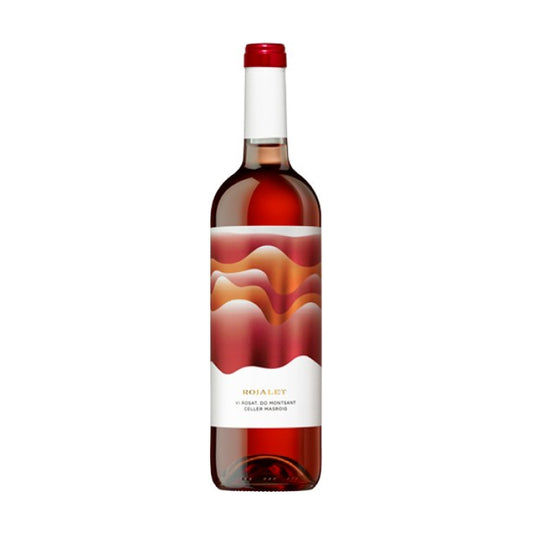 A white wine bottle called Rojalet Rosado