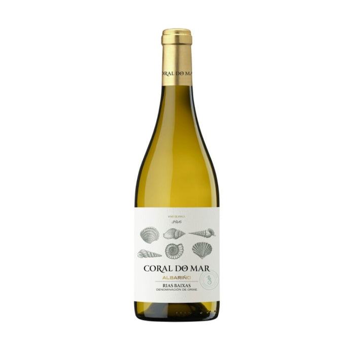 A white wine bottle called Coral do Mar