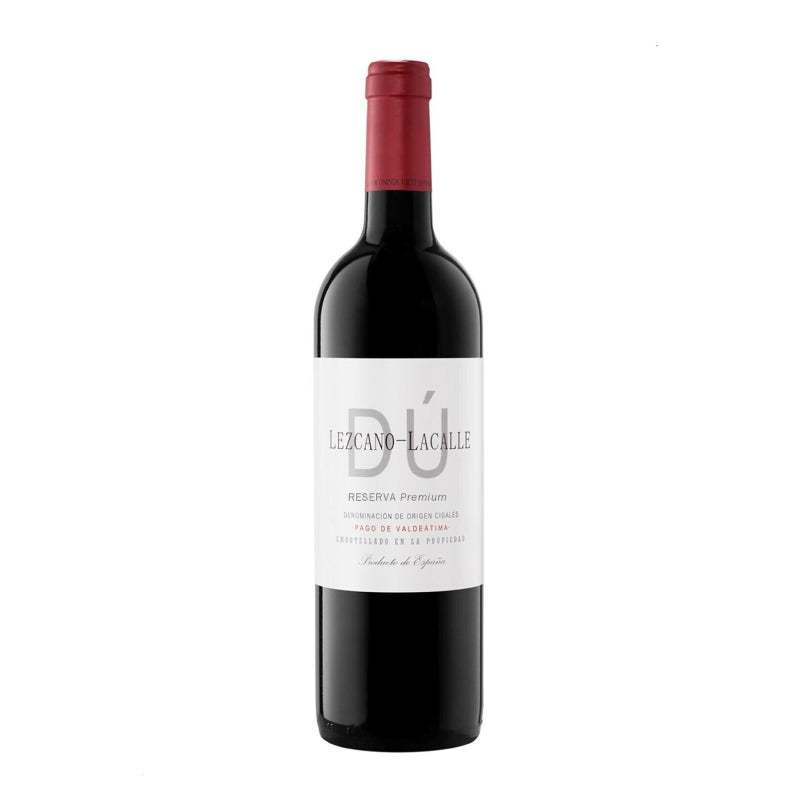 A picture of a red wine called Lezcano-Lacalle Reserva Dú which originates from Cigales