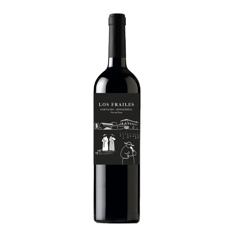 A picture of a wine bottle called Los Frailes Monastrell-Garnacha