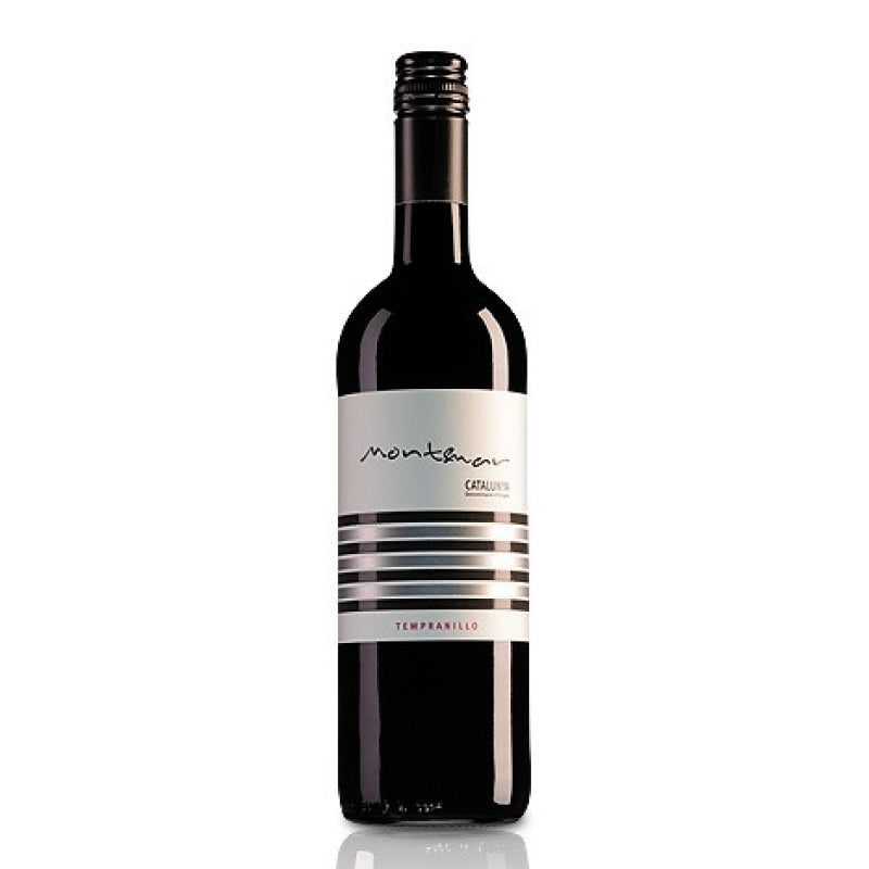 A red wine bottle called Montemar Tinto which originates from the Cataluyna region