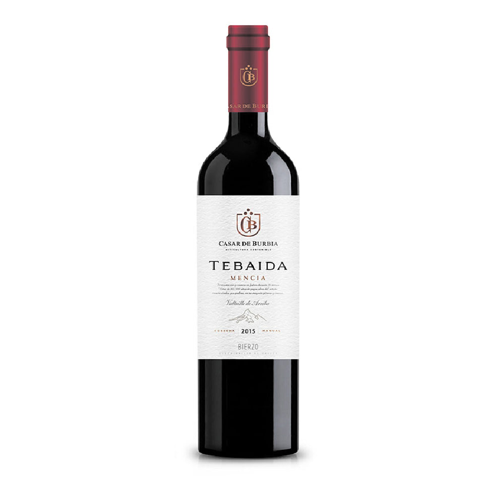 A picture of a red wine bottle called Tebaida